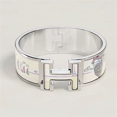 hermes cdc bracelet silver|hermes click clack bracelets.